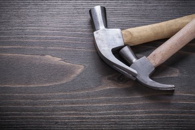 Pair of claw hammers