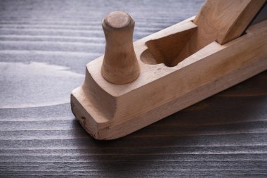 Ahşap tahta üzerinde tahta planya