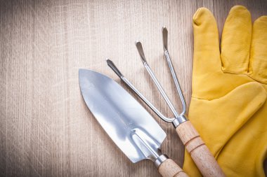 Mala çatalla el spade ve eldiven