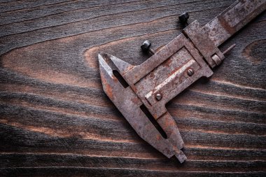 Paslı antika ölçüm slayt Kaliper