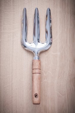 Paslanmaz bahçe malası çatal