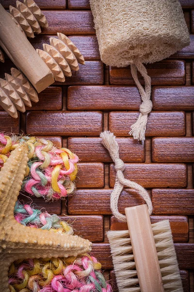 Colección de accesorios de baño — Foto de Stock