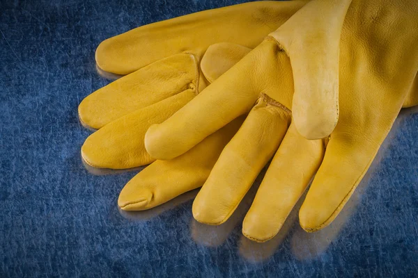 Leder-Schutzhandschuhe — Stockfoto