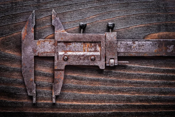 Paslı antika ölçüm slayt Kaliper