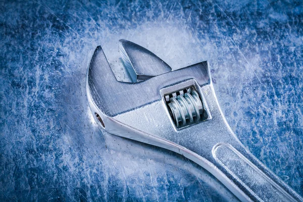 Stainless adjustable spanner — Stock Photo, Image