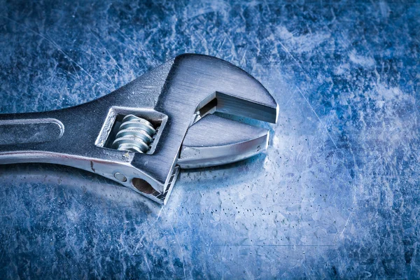 Stainless adjustable spanner — Stock Photo, Image