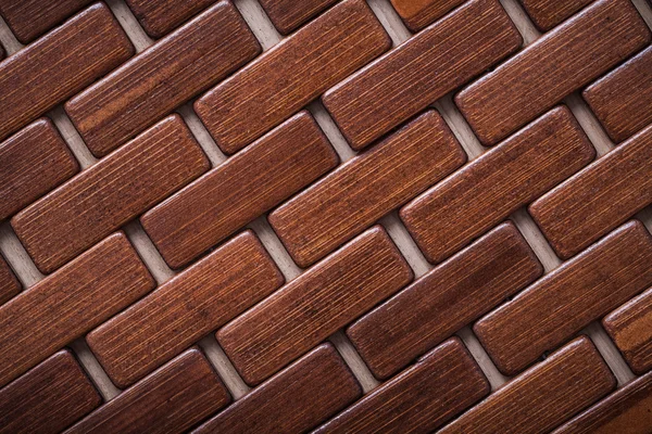 Estera de madera texturizada — Foto de Stock