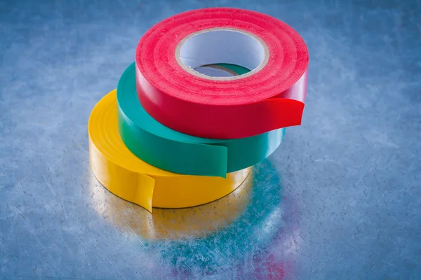 Rolled electricians tapes — Stock Photo, Image