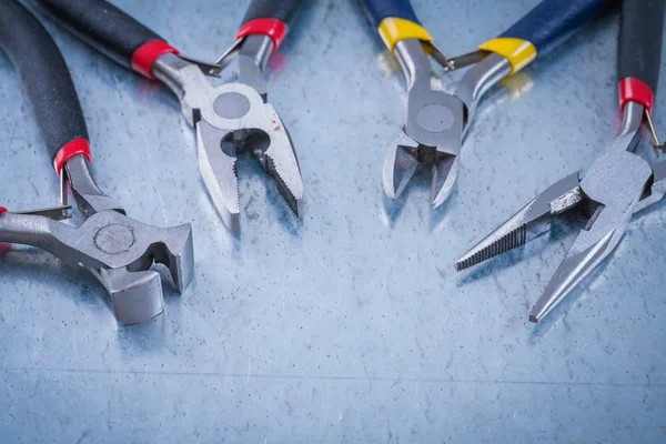 Conjunto de cortadores de fio de metal elétrico — Fotografia de Stock