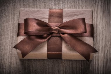 kahverengi şerit kapsayıcıyla Vintage Hediyelik