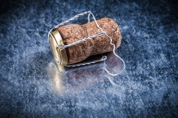 Champagne cork twisted draad — Stockfoto