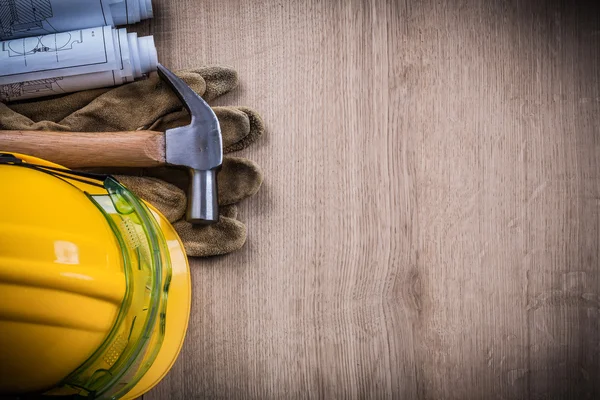 çekiç koruyucu gözlük planları kask