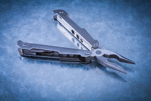 Multifunctional steel clasp-knife — Stock Photo, Image