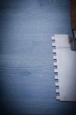 Çelik macun bıçak üzerinde göster