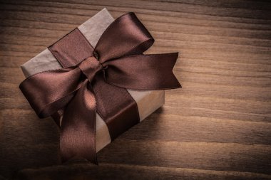 Antika ahşap tahta üzerinde kaydırılan Hediyelik