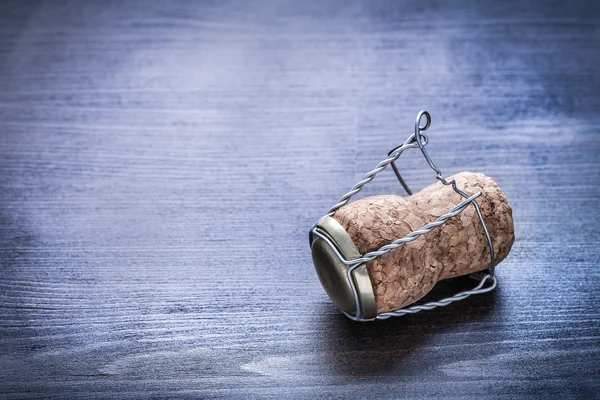 Corcho de champán con alambre — Foto de Stock