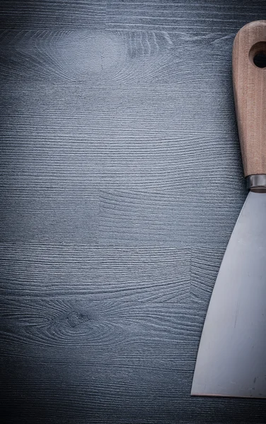 Raspador de pintura en tablero de madera vintage — Foto de Stock