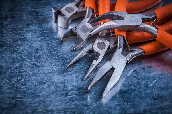 Sharp insulated electric pliers — Stock Photo, Image