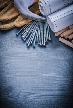 Dübel çekiç çivi eldiven planları