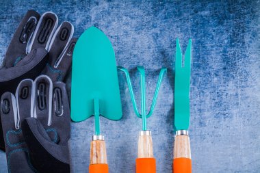 Bahçe aletleri eldiven personel