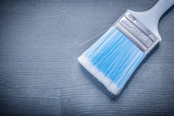 Boya fırçası ile mavi kıl — Stok fotoğraf