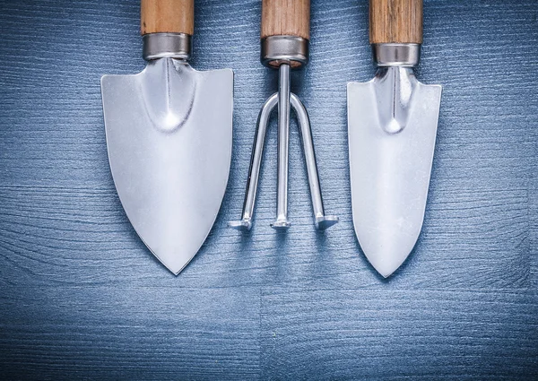 Garden spades and fork — Stock Photo, Image