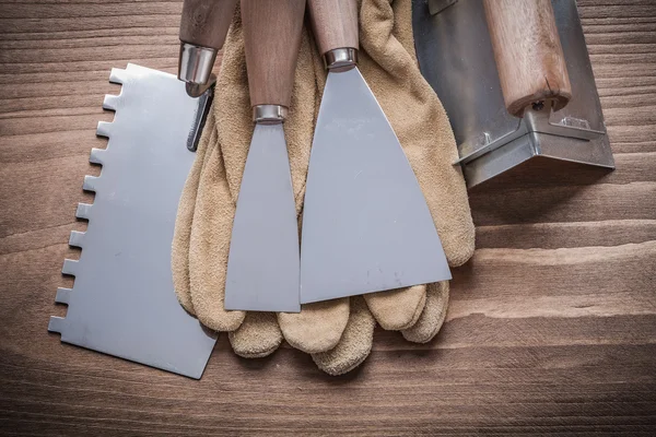 Two paint scrapers — Stock Image Two paint scrapers Stock Picture