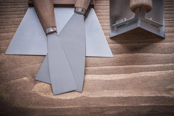 Two paint scrapers — Stock Image Two paint scrapers Stock Image