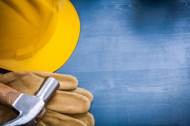 pençe çekiç ve deri koruyucu eldivenler