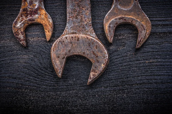 Rusted spanner wrenches — Stock Photo, Image