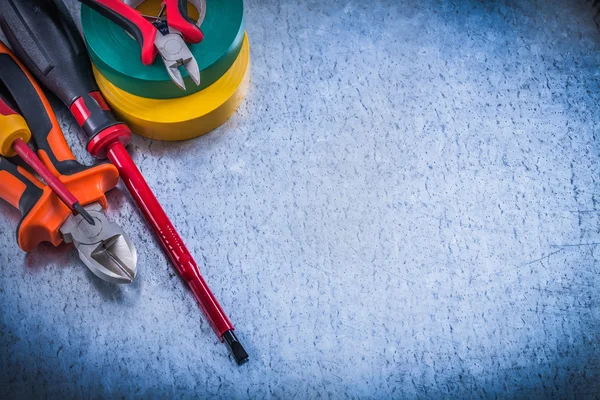 Cutting pliers and insulation screwdrivers — Stock Photo, Image