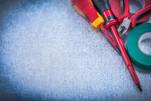 Sharp nippers and insulation screwdrivers — Stock Photo, Image