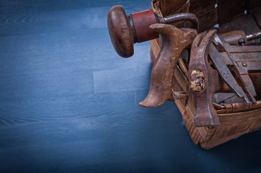 vintage araçlar kümesi