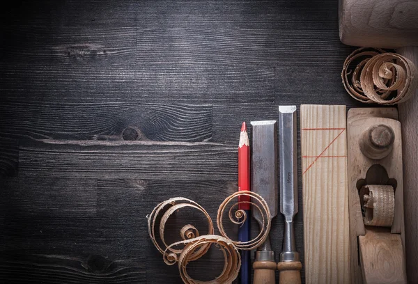 Set of carpenter tools — Stock Photo, Image