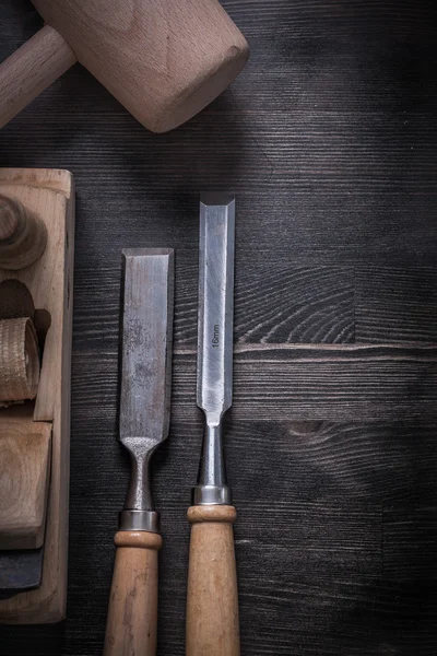 Set of carpenter tools — Stock Photo, Image