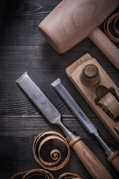 Set of carpenter tools