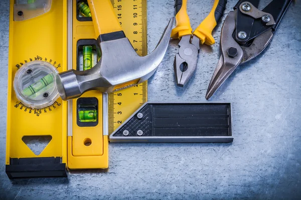 Tools for building on grey — Stock Photo, Image