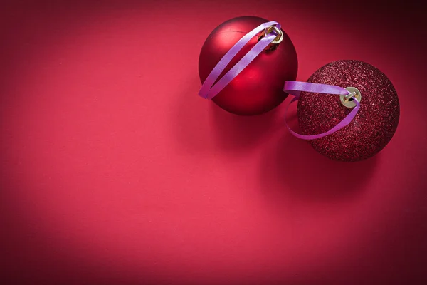 Christmas holiday baubles — Stock Photo, Image