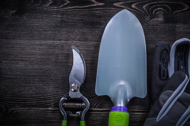 Koruyucu eldiven, Bahçe budayıcı ve kürek