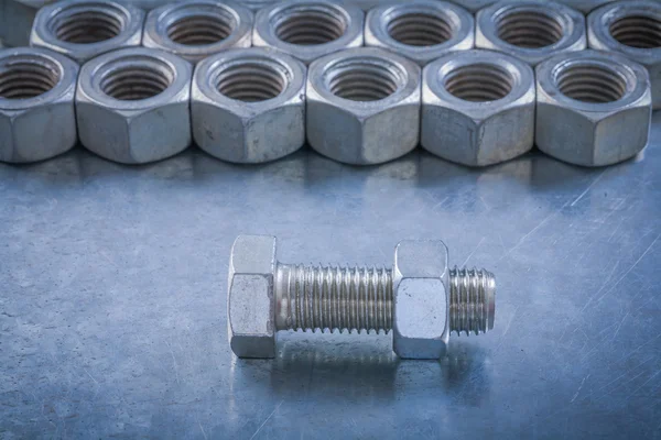 Heap of nuts and bolt — Stock Photo, Image