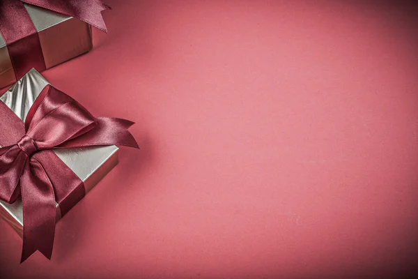 Composition of present boxes — Stock Photo, Image