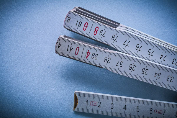 White wooden meter — Stock Photo, Image