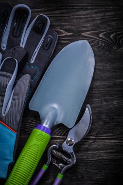 Koruyucu eldiven, Bahçe budayıcı ve kürek