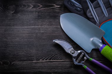 Koruyucu eldiven, Bahçe budayıcı ve kürek