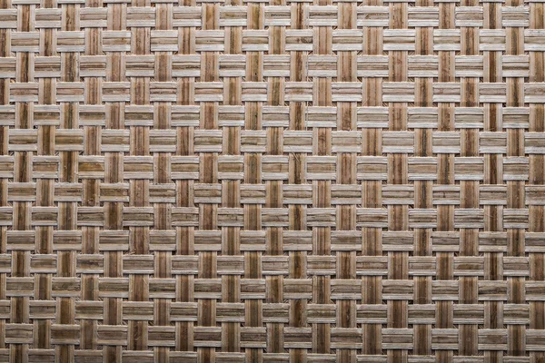 Wicker crisscross table mat — Stock Photo, Image