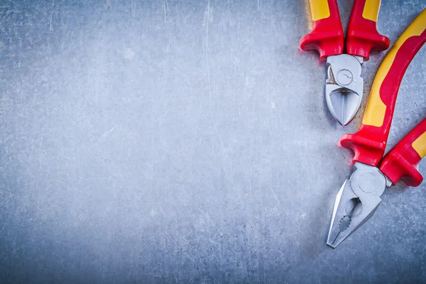 Composition of nippers and pliers — Stock Photo, Image