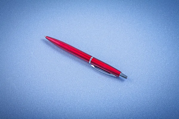 Red biro pen — Stock Photo, Image