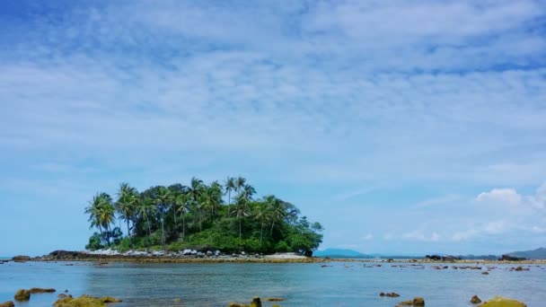 Insula Asiatică Tropicală din Timelapse — Videoclip de stoc