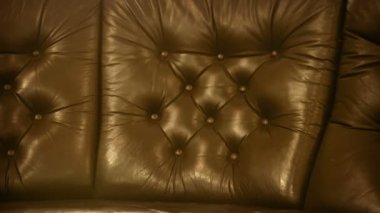 Deri döşeme eski klasik mobilya