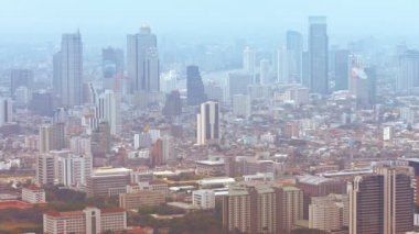 Cityscape Downtown Bangkok. Çok yüksek katlı binalar ile Tayland